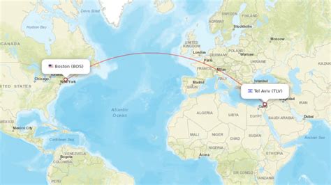 flights to israel from boston.